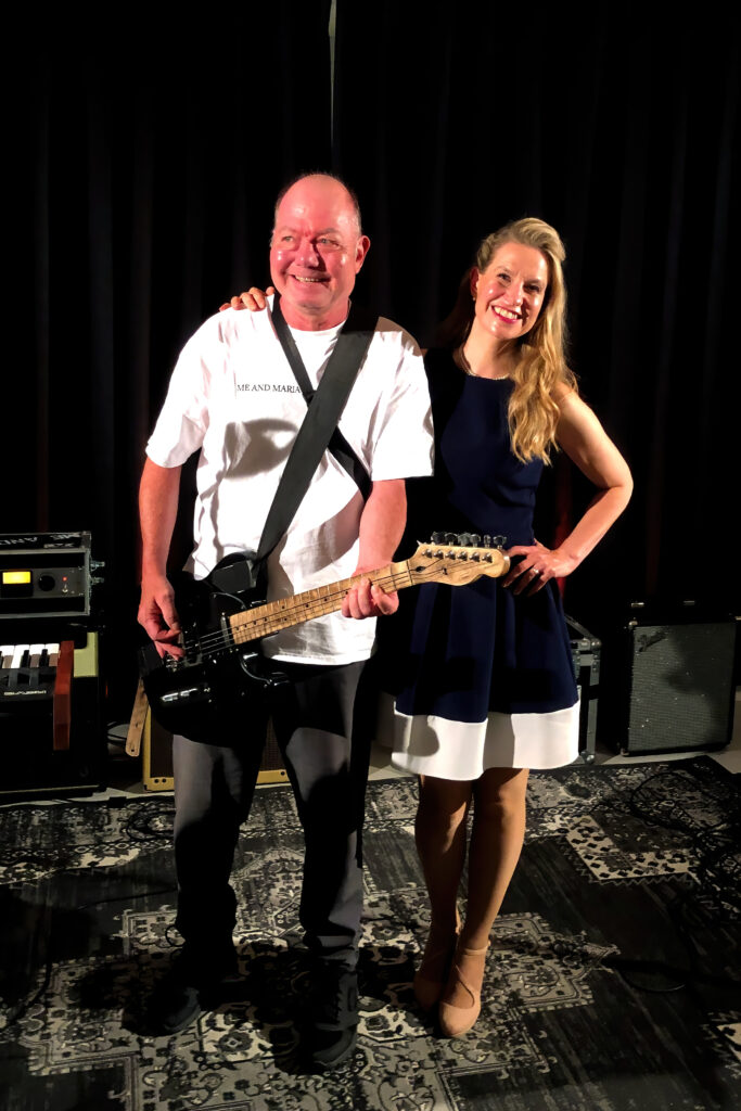 Maria sammen med "superfan" Jan Dysted